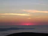 Sunrise atop Cadillac Mountain, Acadia National Park, ME