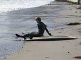 Pooped Surfer, Goochs Beach, Kennebunkport, ME