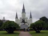 Jackson Square and Saint Louis Cathedral, French Quarter, New Orleans, LA
